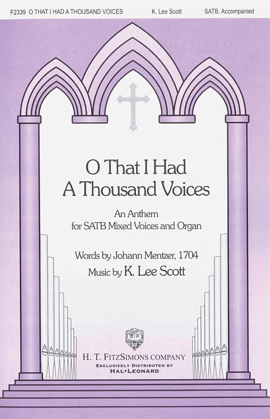 O That I Had A Thound Voices